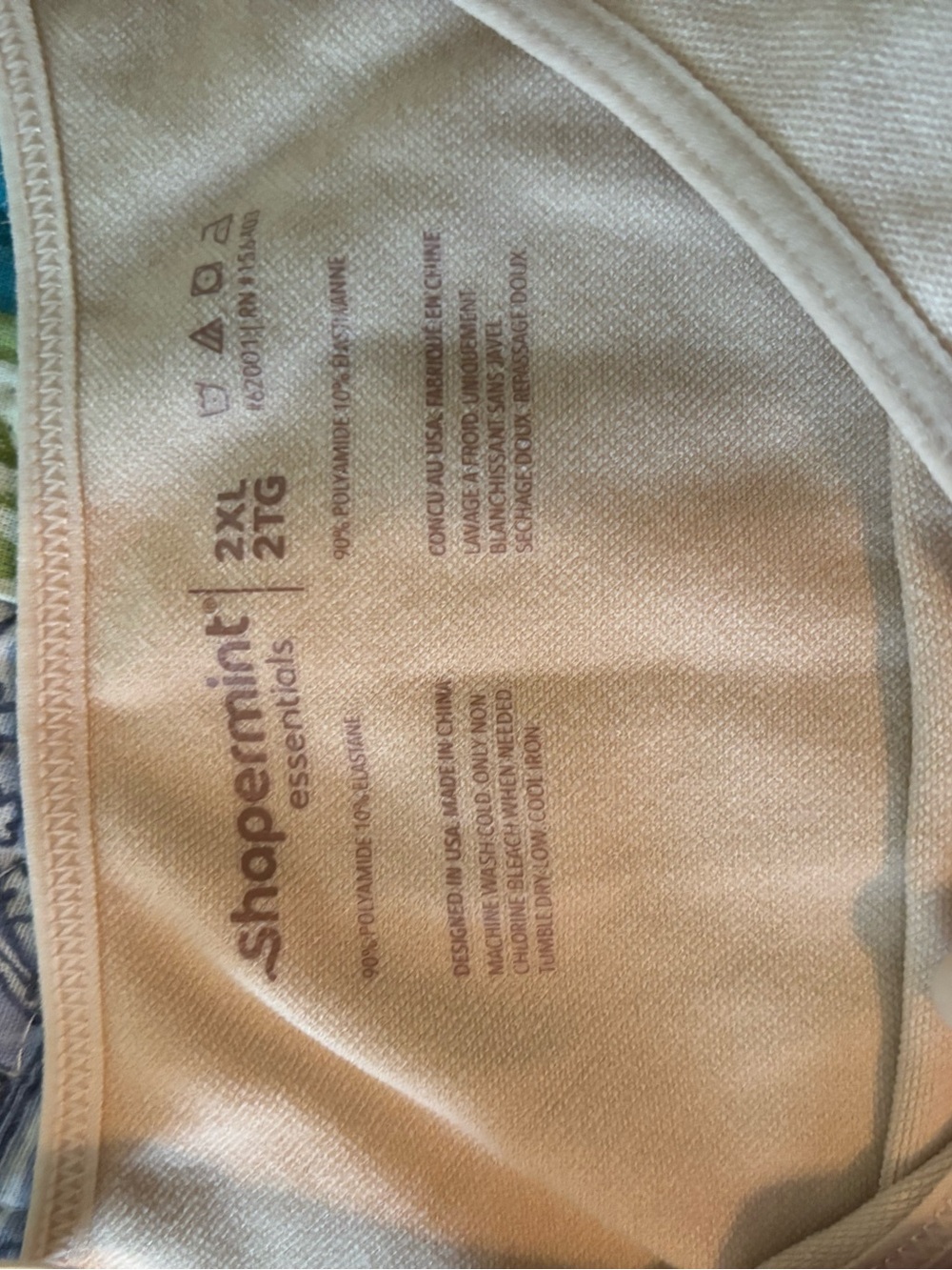 Shapermint Essentials Nude Beige Shapewear Tank Top - 2XL